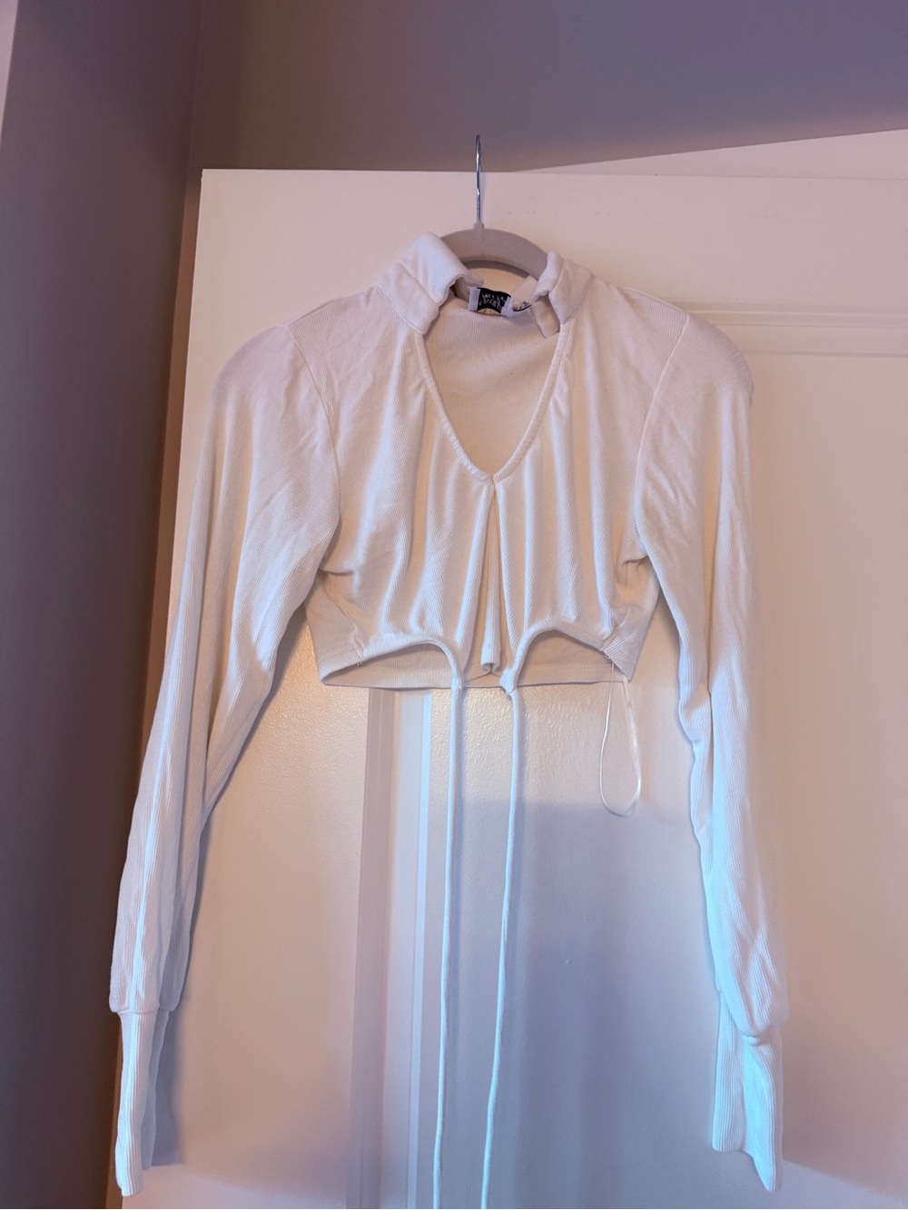 Princess Polly Corbin Long Sleeve Top White